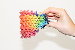 The Agilus30 Colors resin family, which consists of Agilus30 Cyan, Agilus30 Magenta and Agilus30 Yellow. They can be combined to print more than 600,000 different colors. The Agilus30 Colors resin family, which consists of Agilus30 Cyan, Agilus30 Magenta and Agilus30 Yellow. They can be combined to print more than 600,000 different colors.