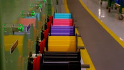 Corning's Hickory, N.C., plant relies on a sophisticated network the company created in partnership with Verizon to create the fiber optic cable that's needed to provide 5G access to others. Corning's Hickory, N.C., plant relies on a sophisticated network the company created in partnership with Verizon to create the fiber optic cable that's needed to provide 5G access to others.