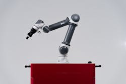Rainbow Robotics is entering the U.S. market with its RB line of cobots, including this RB5-850. Rainbow Robotics is entering the U.S. market with its RB line of cobots, including this RB5-850.