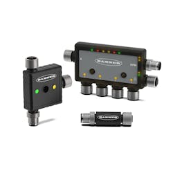 Banner Engineering's new Snap Signal platform employs a splitter connection to monitor signals from sensors, motor controllers and lights. Banner Engineering's new Snap Signal platform employs a splitter connection to monitor signals from sensors, motor controllers and lights.