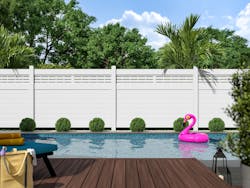 Barrette makes a variety of products for outdoor spaces, such as decks and fences -- many of them incorporating recycled material. Barrette makes a variety of products for outdoor spaces, such as decks and fences -- many of them incorporating recycled material.