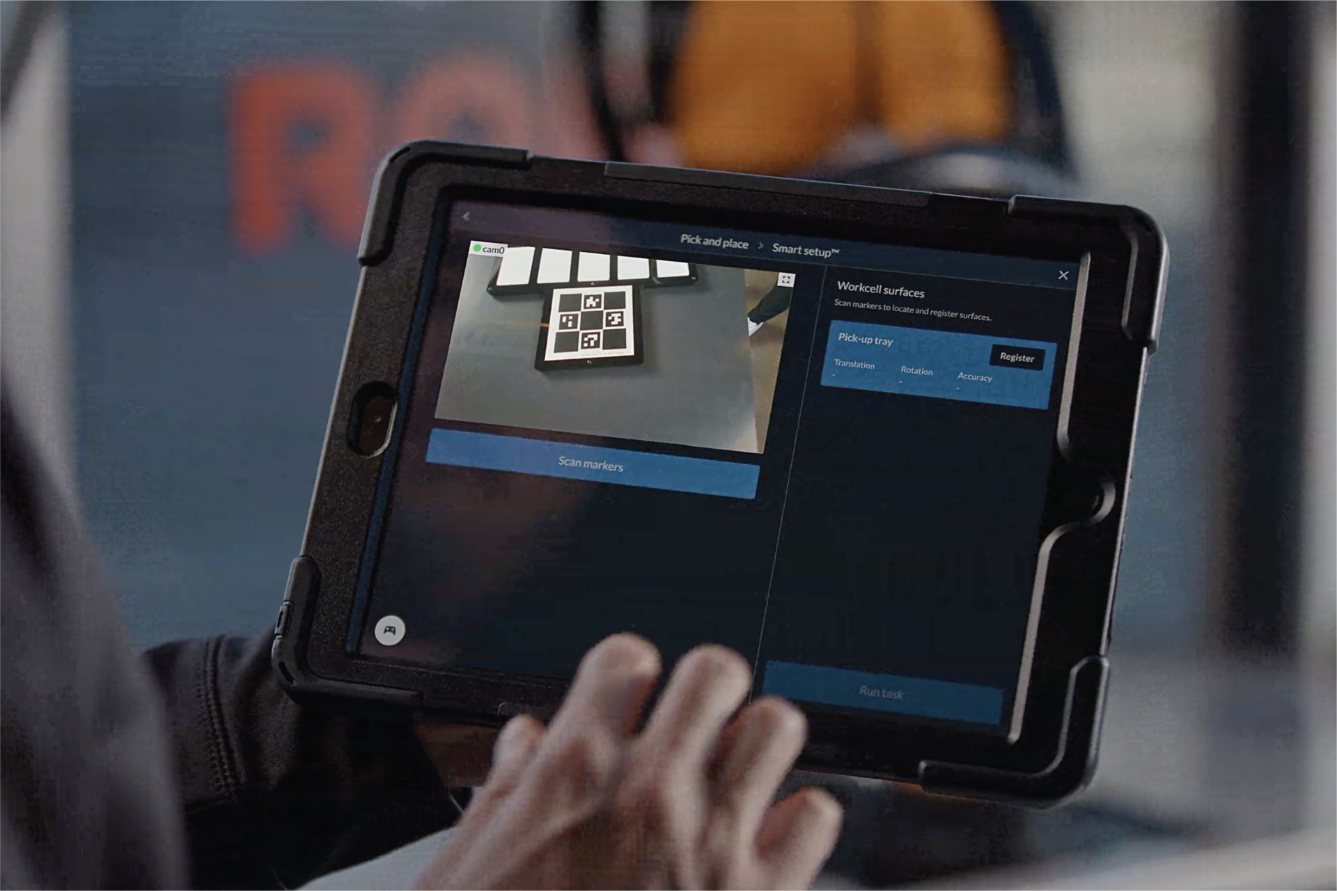Rapid Robotics&rsquo; updated Smart Setup software allows users with high-mix requirements to quickly change between tasks.