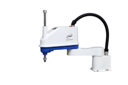 Shibaura's THE800 has an arm length of 31.5 inches and a maximum payload of 44 pounds. Shibaura's THE800 has an arm length of 31.5 inches and a maximum payload of 44 pounds.