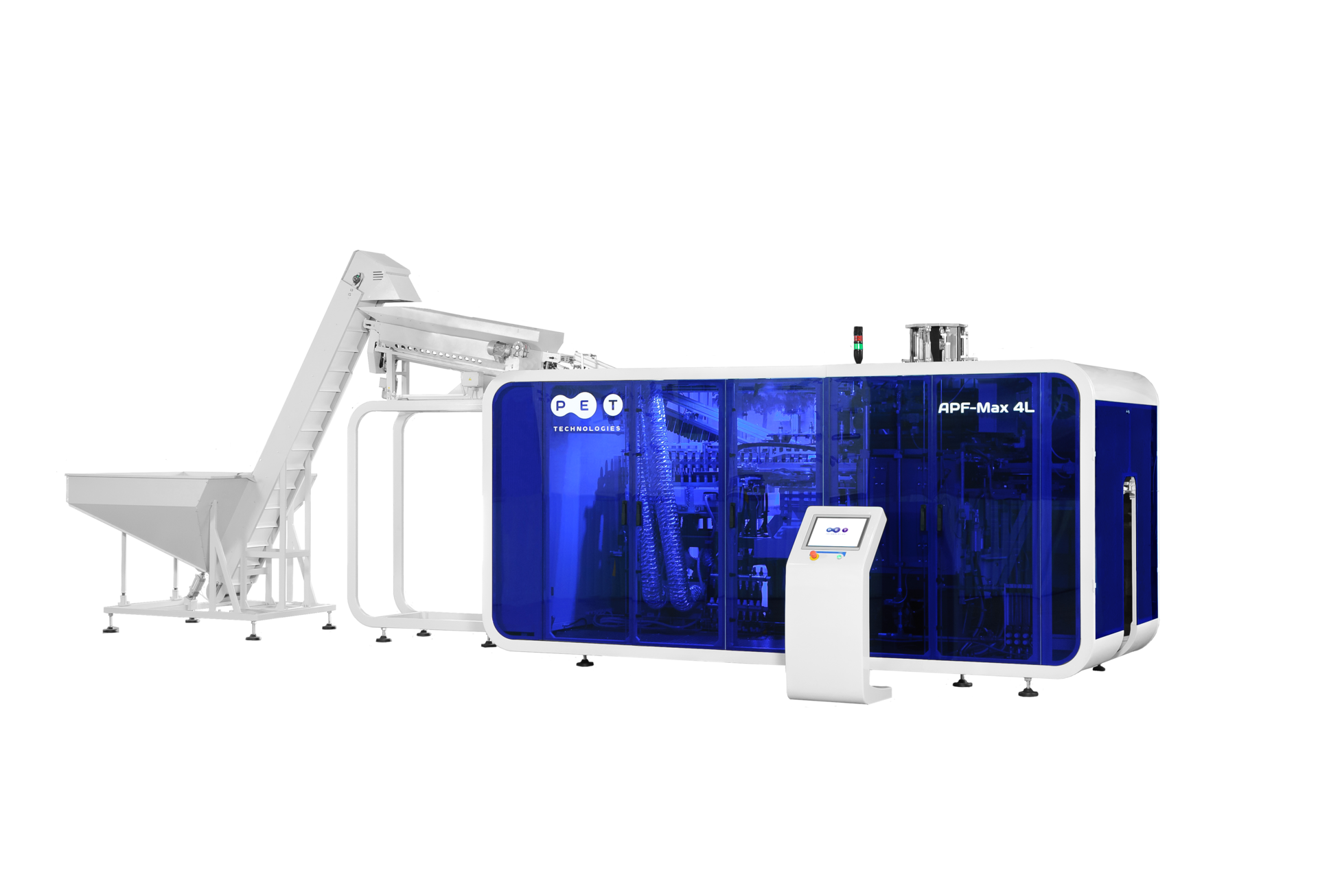 PET Technologies has added the two-cavity APF-Max 2L to its line of stretch blow molding machines.