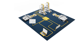 Reifenhäuser's c.Hub enables cross-vendor data exchange between line types and systems. Reifenhäuser's c.Hub enables cross-vendor data exchange between line types and systems.