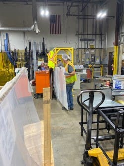 Workers move items at one of CKS' two Naugatuck, Conn., plants. The packaging products maker is a proponent of hiring people who have been incarcerated or unhoused. Workers move items at one of CKS' two Naugatuck, Conn., plants. The packaging products maker is a proponent of hiring people who have been incarcerated or unhoused.