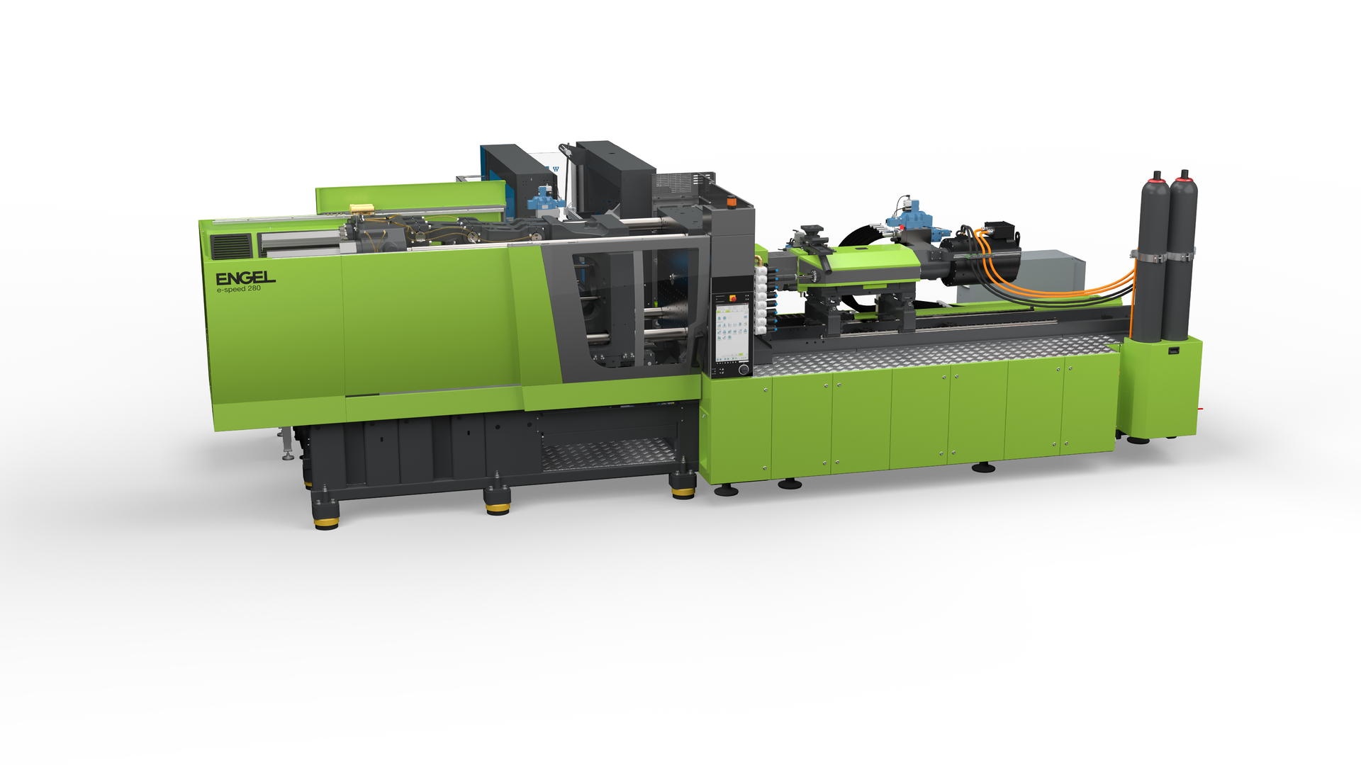 Engel will showcase an Engel e-speed 280/50 IMM equipped with a new high-performance injection unit that allows it to directly mold recycled PET (rPET) into thin-walled containers.