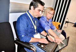 Paulson Training Programs President Karen Paulson walks a customer through the Paulson University online training platform. Paulson Training Programs President Karen Paulson walks a customer through the Paulson University online training platform.