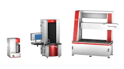 From left, OGP's ShapeGrabber line of 3D laser scanners includes the ShapeGrabber Ai320, the ShapeGrabber Ai620 and the ShapeGrabber Ai820.