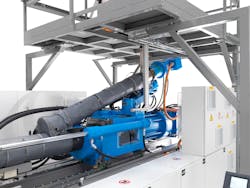 KraussMaffei's new DCIM combines extrusion, compounding and injection molding to help manufacturers incorporate recycled materials into their parts. KraussMaffei's new DCIM combines extrusion, compounding and injection molding to help manufacturers incorporate recycled materials into their parts.