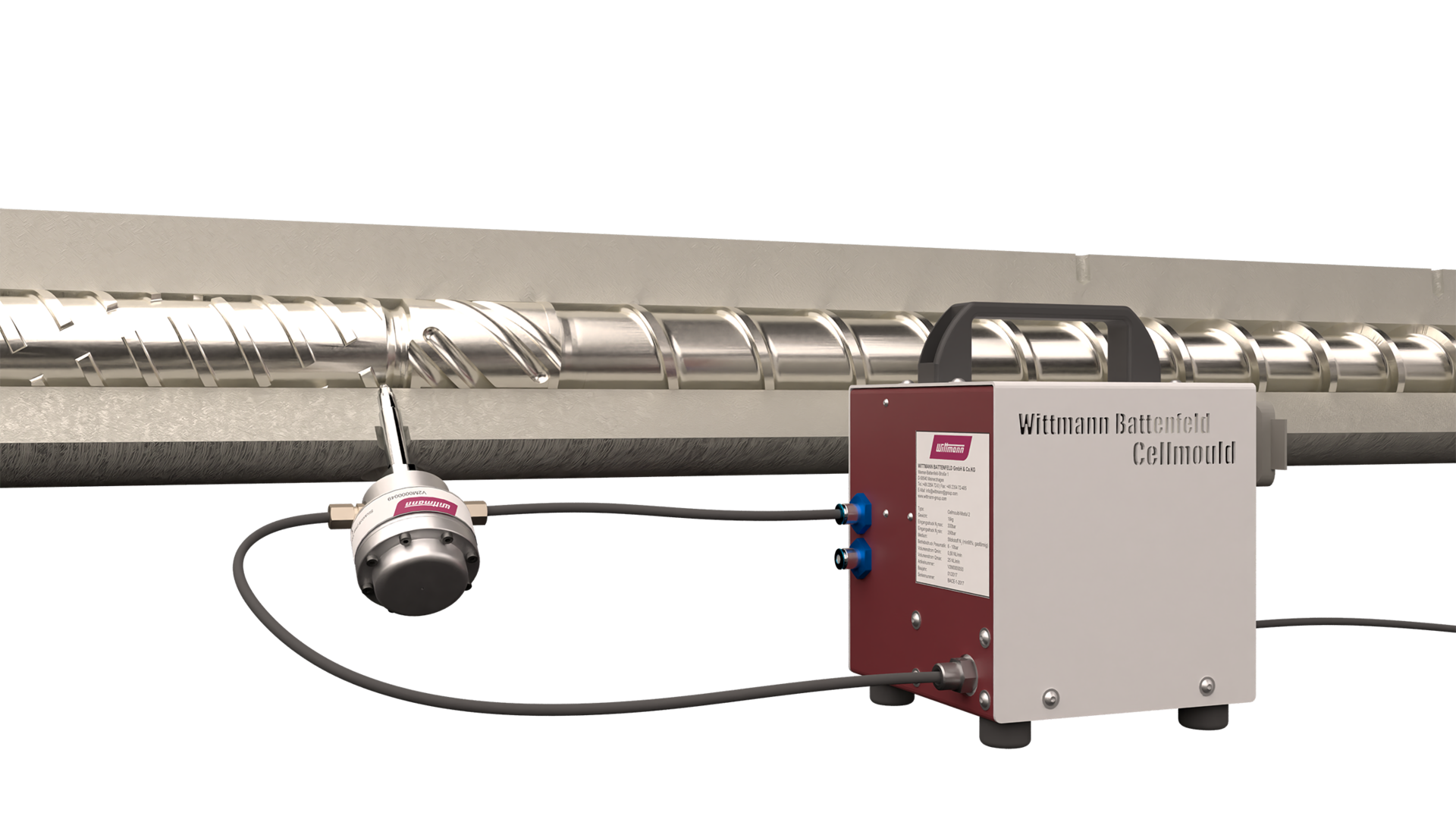 Wittmann has updated the screw design for its Cellmould physical foaming technology.