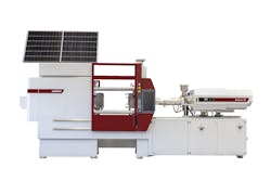 The EcoPower DC injection molding machine offers independence from the electrical grid. The EcoPower DC injection molding machine offers independence from the electrical grid.