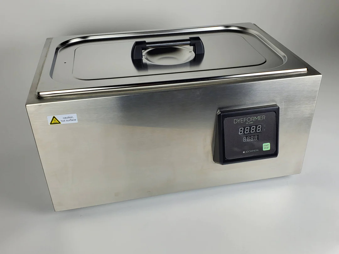 The 3DC Dyeformer creates a professional finish on parts printed from PA 12.