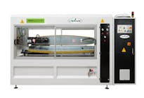 One of six new models, the Conair PipeMaster MBC 160 Haul-Off synchronizes automatically with extruder speed controls, using cleated rollers to support high-volume pipe extrusion while preventing slippage and chatter marks.