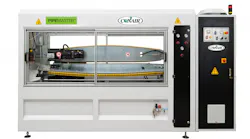 One of six new models, the Conair PipeMaster MBC 160 Haul-Off synchronizes automatically with extruder speed controls, using cleated rollers to support high-volume pipe extrusion while preventing slippage and chatter marks.