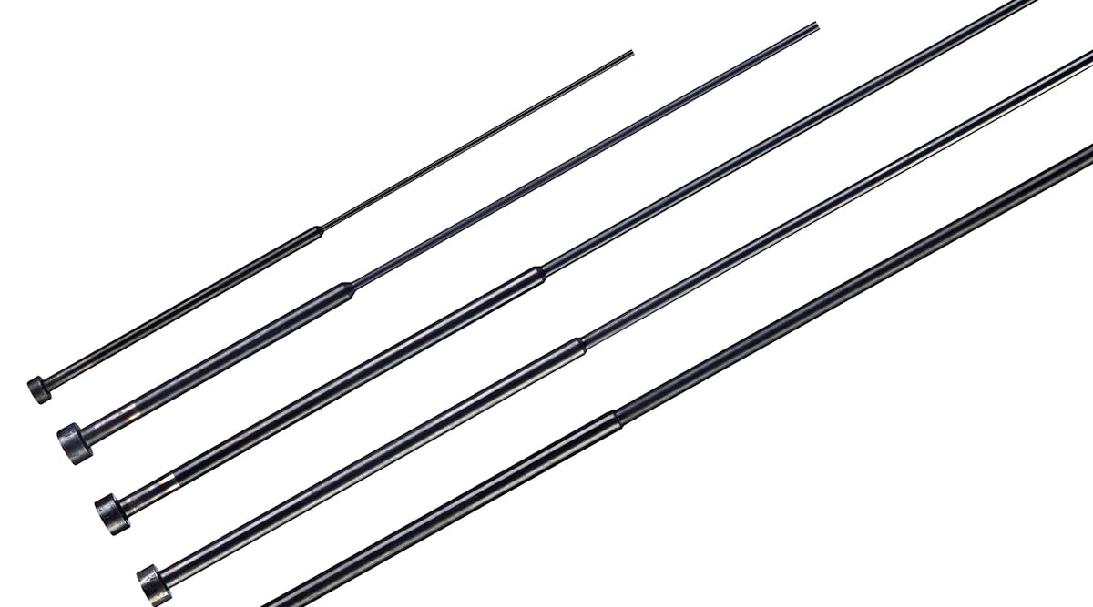 Hasco&apos;s Z4430 ejector pins are resilient for long life in demanding conditions.