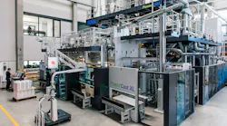 A new triple turret winder increases capacity for SML's PowerCast XL film line.