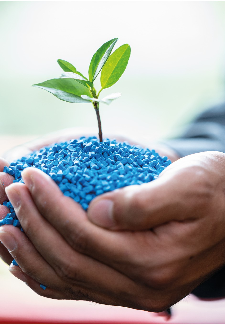 Tepex Dynalite Scopeblue 813 is made from bio-based raw materials &mdash; flax fibers and polylactic acid.