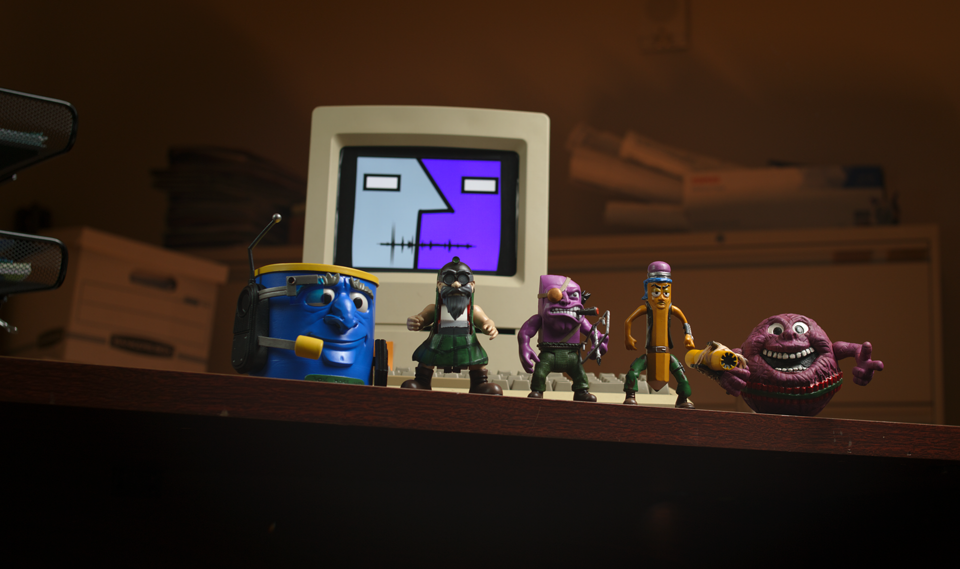 A partnership with 3DChimera is helping Brandon Braswell refine his '9 to 5 Warriors' action figures.