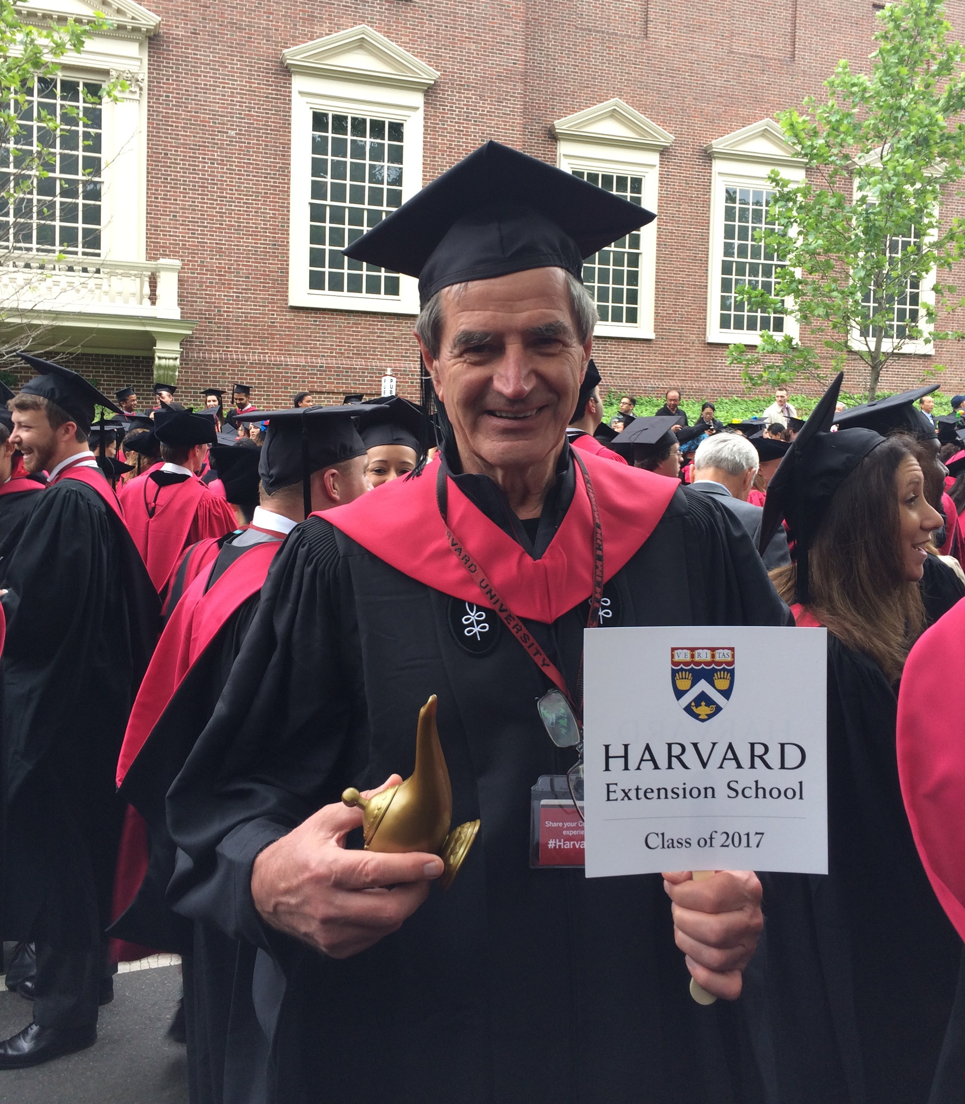 Rick von Kraus received a Master of Arts degree in history from Harvard in 2017.