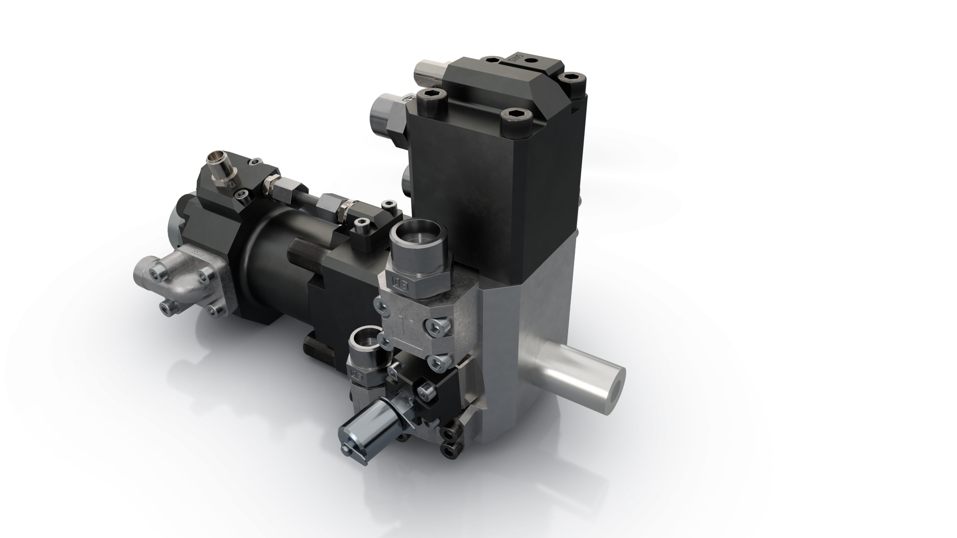 KraussMaffei's redesigned precisionMixhead is more compact.