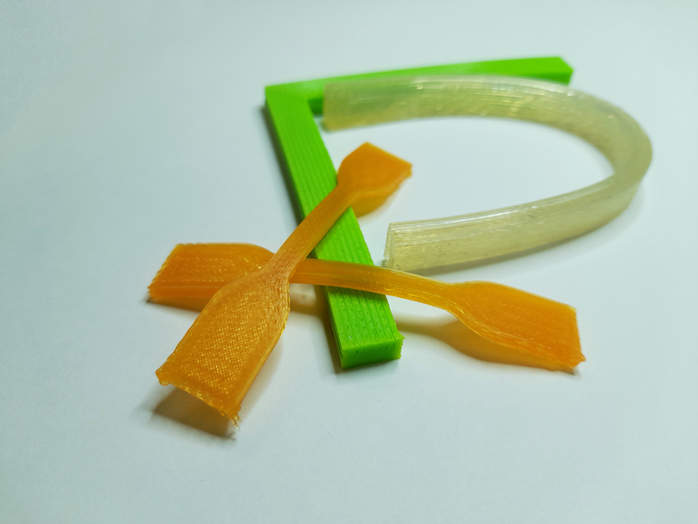 The Sterne SiO Shaping 2201 can print standard liquid silicone rubber.