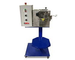 The BT25X pelletizer from Bay Plastics Machinery offers control and safety improvements. The BT25X pelletizer from Bay Plastics Machinery offers control and safety improvements.