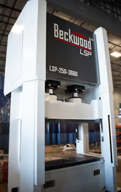 The Beckwood LSP line of compression molding machines are designed with fewer parts than most. The Beckwood LSP line of compression molding machines are designed with fewer parts than most.