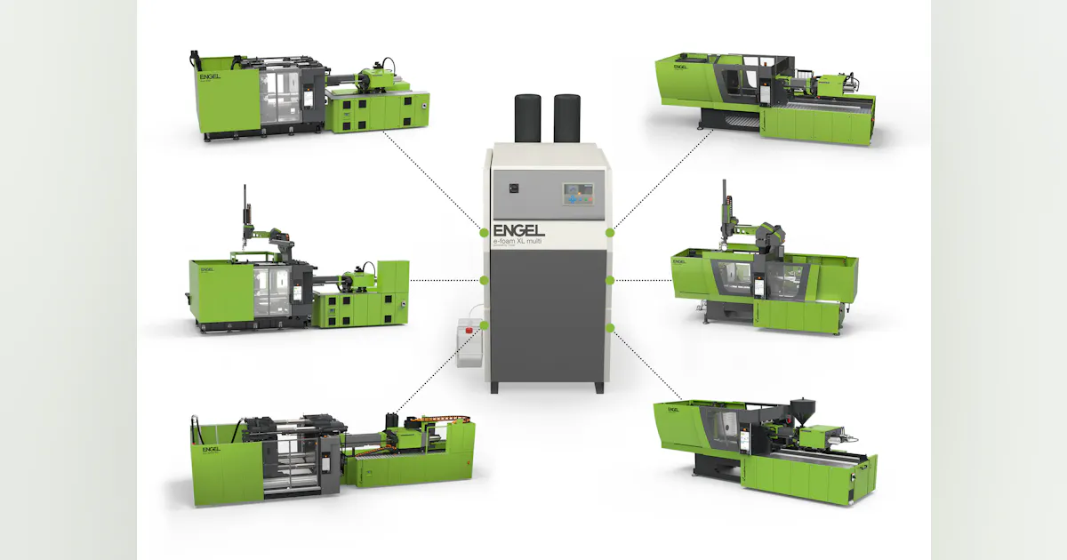 Engel Parallel Injection System Engel foaming system serves multiple cells | Plastics Machinery ...