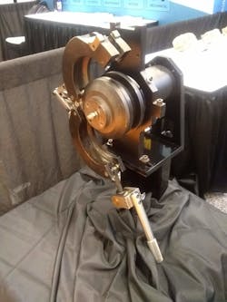 Graham Engineering's new toolless CAMGrip Clamp is shown in the open position at the AMI Plastics World Expos in November 2022. Graham Engineering's new toolless CAMGrip Clamp is shown in the open position at the AMI Plastics World Expos in November 2022.