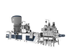 The Intarema TVEplus DuaFil Compact combines two technologies for gentle, lower-temperature treatment of the melt. The Intarema TVEplus DuaFil Compact combines two technologies for gentle, lower-temperature treatment of the melt.