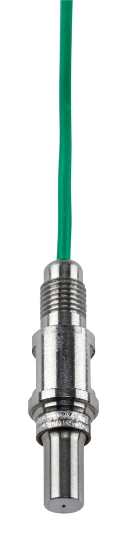 Kistler's 9239B sensor measures mold compression. Kistler's 9239B sensor measures mold compression.