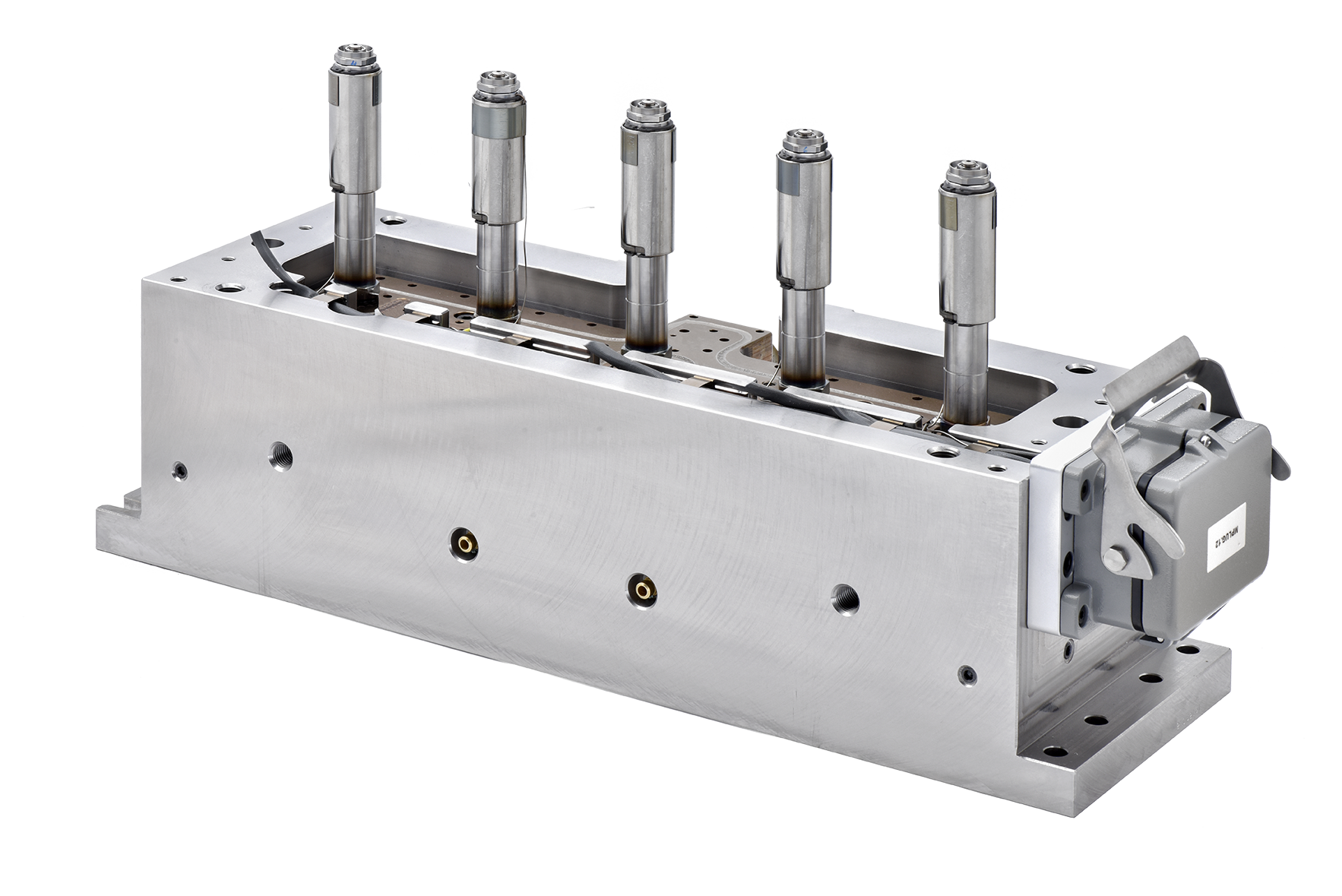 The Mold-Masters Axiom (TG - Thermal Gate) is designed for single-stage PET molding.