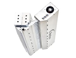 Nordson’s EDI Prodigi introduces a series of motorized actuators connected to the die’s flexible lip for precise linear adjustments to open and close the lip. Nordson’s EDI Prodigi introduces a series of motorized actuators connected to the die’s flexible lip for precise linear adjustments to open and close the lip.