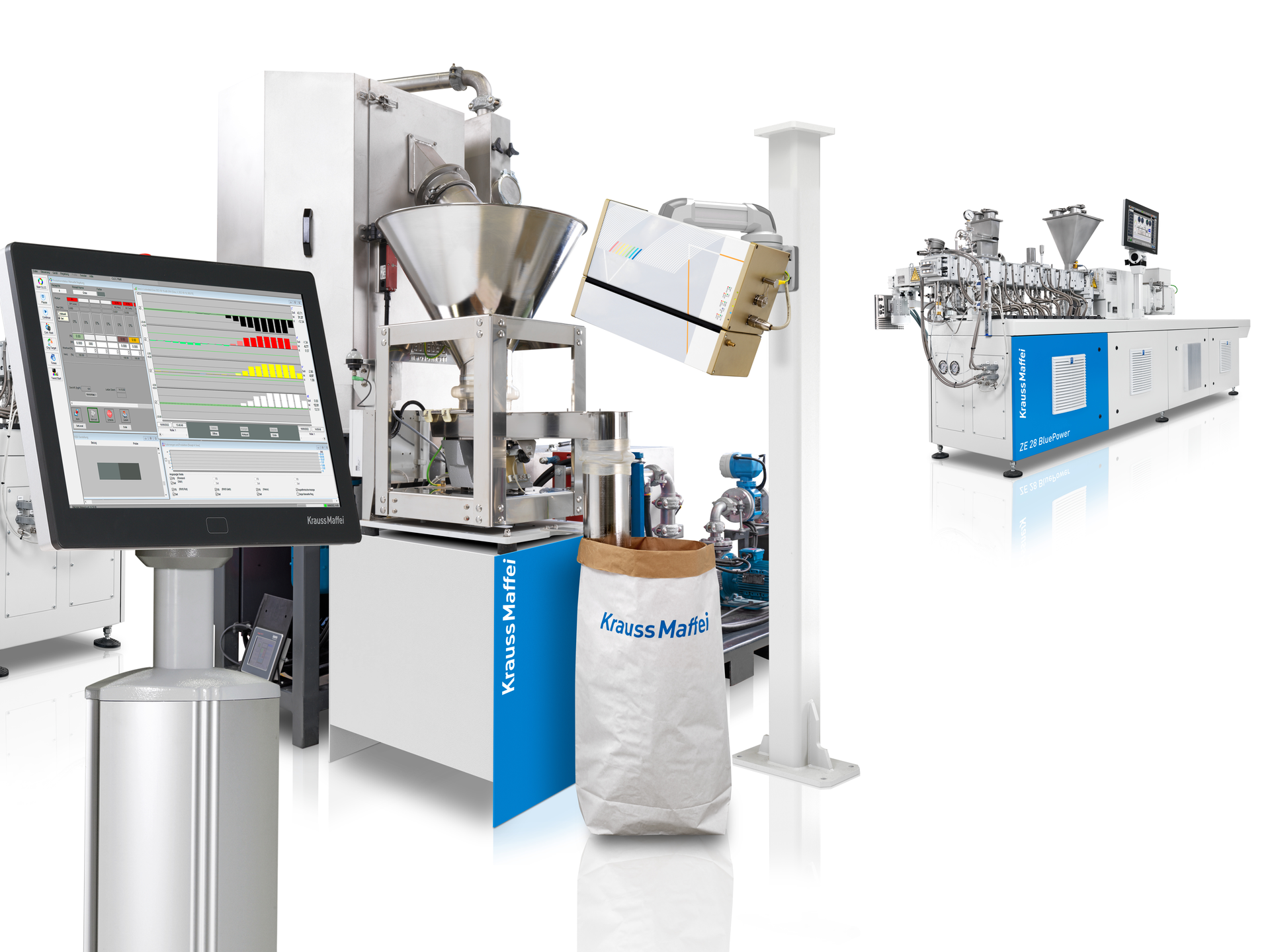 KraussMaffei's ColorAdjust system offers precise control of color variations.