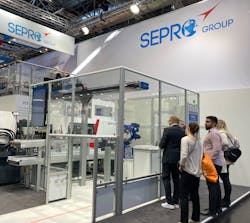 Sepro displayed its updated Visual+ control system for the first time at K 2022.