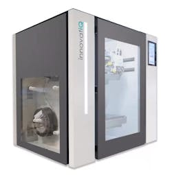 The TiQ 2 from InnovatiQ can make end-of-arm tooling, jigs, fixtures and more. The TiQ 2 from InnovatiQ can make end-of-arm tooling, jigs, fixtures and more.