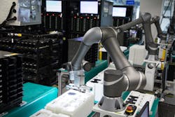 Techman's AI Cobot series integrates a built-in vision system and artificial intelligence technology. Techman's AI Cobot series integrates a built-in vision system and artificial intelligence technology.