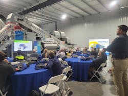 Pellenc's new U.S. testing facility offers three machines for study. Pellenc's new U.S. testing facility offers three machines for study.