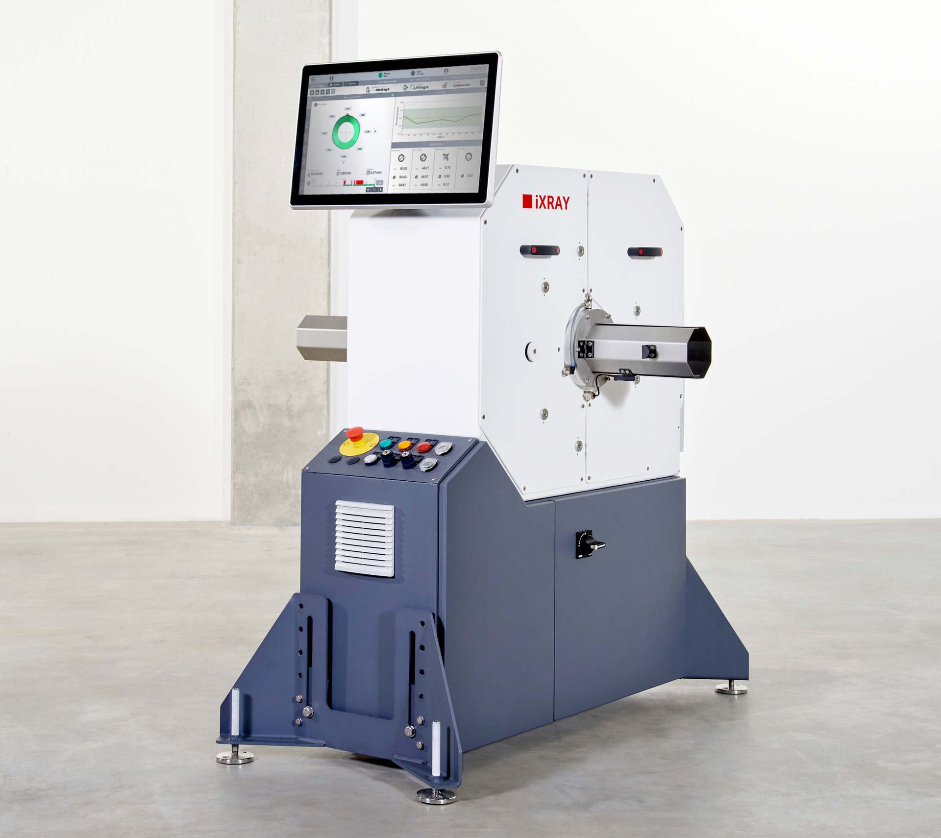 The Inoex iXray system measures tubing.