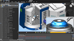 Dark Mode is one of the new features on CGTech's Vericut software. Dark Mode is one of the new features on CGTech's Vericut software.
