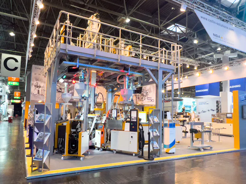 Collin line handles metallocene, recycled resin | Plastics Machinery ...