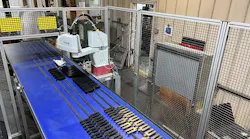 An Epson robot has proved a cost-effective solution for Plastics Designs Inc., which was seeking an efficient, more-accurate way to stack and package shims used in window and door installations.