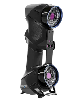 Handyscan's new Elite-series 3D scanners offer faster acquisition, improved performance and measurement reliability when compared to the original Silver-series scanners.