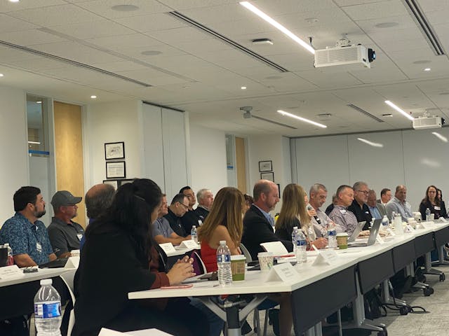 Attendees from 25 OCSblue corporate members of Operation Clean Sweep meet in the Houston offices of SABIC to chart the program&rsquo;s expansion through 2023 and beyond.