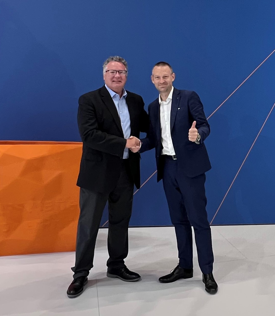 Robert Martin (left) is succeeding Tobias Daniel (right) as KraussMaffei's new senior VP of global sales. He will be responsible for the company's global strategic direction, as well as global sales.