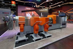 Leistritz says the ZSE 60 is one of the world’s most powerful co-rotating twin-screw extruders. Leistritz says the ZSE 60 is one of the world’s most powerful co-rotating twin-screw extruders.