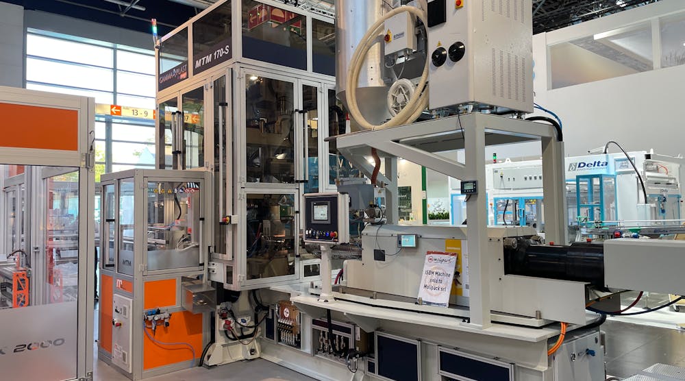 Magic&rsquo;s largest machine, the MTM 170&ndash;S, is a single-stage, all-electric ISBM designed for producing PET bottles.