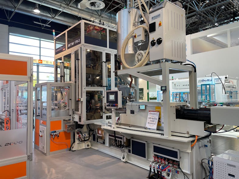 Magic&rsquo;s largest machine, the MTM 170&ndash;S, is a single-stage, all-electric ISBM designed for producing PET bottles.