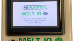 Md Plastics' Melt-IQ injection molding technology uses an industrial-grade sensor to gauge melt temperature to determine the optimum amount of work the machine puts out to produce good parts. Recent upgrades include an easy-to-use operator interface.